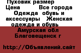 Пуховик размер 42-44 › Цена ­ 750 - Все города Одежда, обувь и аксессуары » Женская одежда и обувь   . Амурская обл.,Благовещенск г.